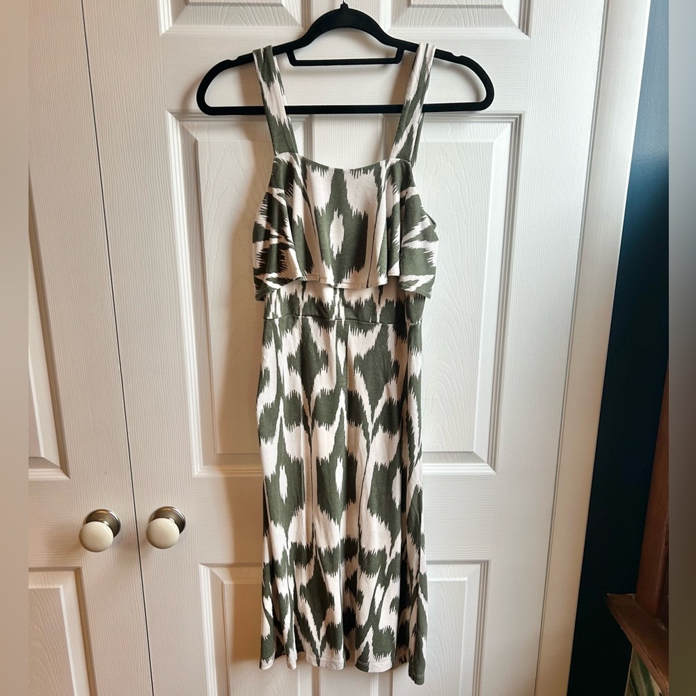 Natural-colored A-line dress - Ann Taylor Loft - size S